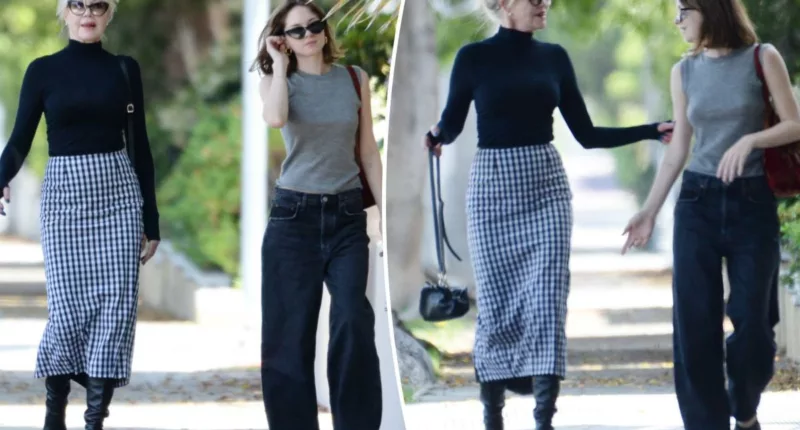 Melanie Griffith and daughter Stella Banderas seen on rare outing together