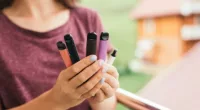 Disposable vapes ¿ which include brightly-coloured Elf bars, sold for as little as £5¿ are difficult to recycle and contain an average of 0.15g of lithium