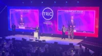 The GB News host, 59, was the surprise award winner at today