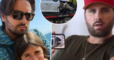 Penelope Disick cleaned blood from Scott Disick's head after car crash