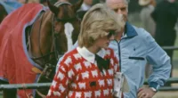 Princess Diana first wearing the jumper at a polo match in 1983