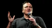 Quentin Tarantino speaking at the Annual Non-Fungible Token (NFT) Event in New York.