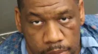 Edward Hariston, 41, is accused of becoming aggressive and physical with staff at the Spirit Ticket Counter. A number of customers were threatening staff and he grabbed the computer keyboard and began hitting buttons on Tuesday