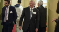 Former Labor leader Simon Crean (pictured) has died aged 74 while visiting Europe for business and trade meetings