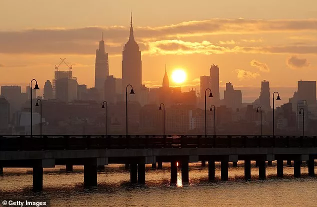 Hazy conditions returned to the Big Apple on Thursday as smoke from Canada