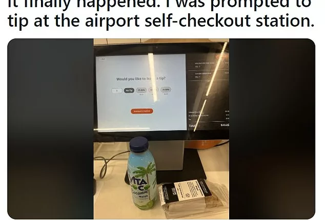 A Reddit user drew disbelief when she revealed she was asked to tip on a self-checkout transaction at a CIBO Express Gourmet Market in Newark
