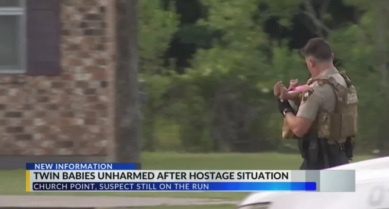 Twin babies unharmed following hostage situation in Louisiana