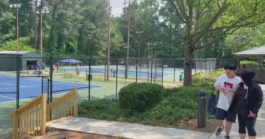What is now the Columbia County Racquet Club is open for public play