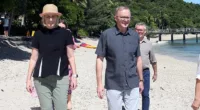 Prime Minister Anthony Albanese has vowed to back his embattled minister Katy Gallagher