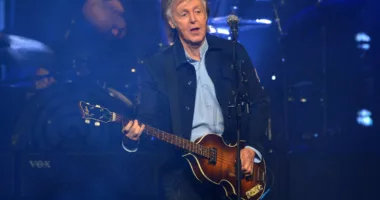 Paul McCartney performs at the O2 Arena in London, England in 2018