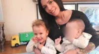Manuel Proietti, five, (left) was rushed to a hospital in Ostia alongside his mother and sister, but the little boy died shortly afterwards. Manuel's mother Elena Uccello, 29, (centre) is still being treated in hospital for her injuries while his four-year-old sister (right), who has not been named, was released under the care of her paternal grandparents