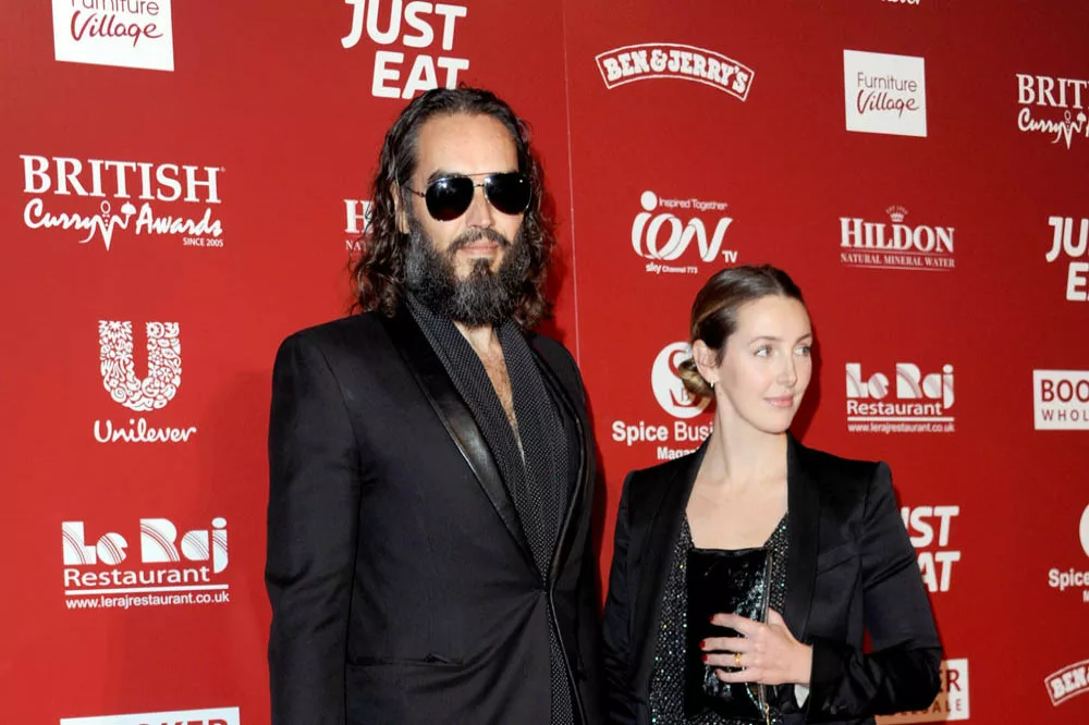 Russell Brand is expecting his third child with wife Laura Gallacher