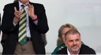 Former PM John Howard and incoming Tottenham manager Ange Postecoglou were seated near each other on day three of the Ashes Test at Lord's Cricket Ground in London