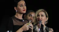 Madonna in studio with Katy Perry before collapse