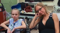 Beata Kowalski (R) who killed herself after being accused by a Florida hospital of child abuse toward her daughter Maya (L)