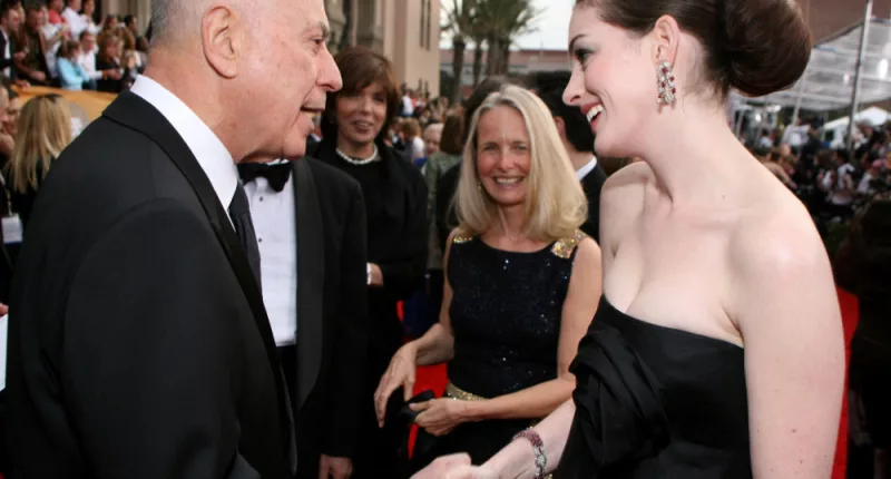 Anne Hathaway remembers working with Alan Arkin