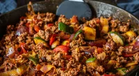 lean ground beef skillet