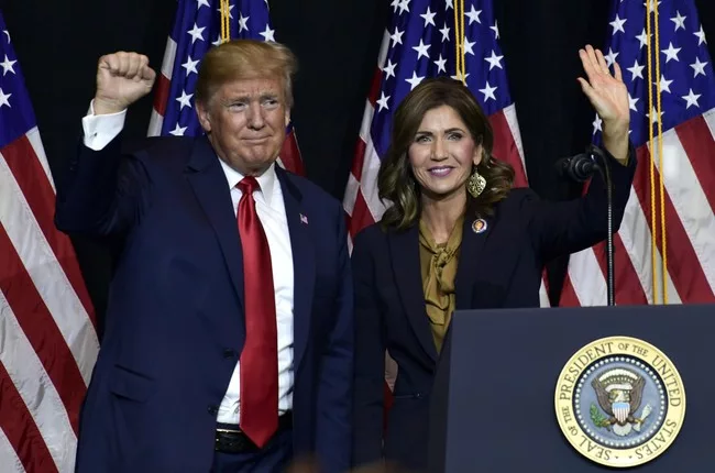 BREAKING: SD Gov. Kristi Noem Endorses Donald Trump in 2024 GOP Presidential Race