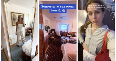 College students are sharing their dorm tours while studying at sea: ‘It’s giving suite life on deck’