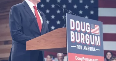 Doug Burgum says he will “see you” on the second presidential debate stage
