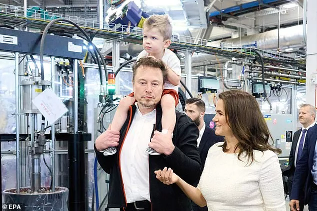 Hungarian President Katalin Novak and founder and CEO of Tesla, Inc. Elon Musk tour the recently inaugurated Tesla plant Gigafactory Texas in Austin, Texas, USA, 25 September 2023