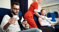 A flight attendant has revealed how she got revenge on a passenger who pretended to be a vegetarian to get a better meal (stock image)