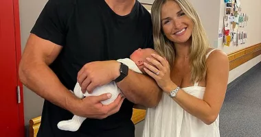 NRL star Sam Burgess announces the arrival of his first child with fiancée Lucy Graham and shares adorable first images of newborn daughter