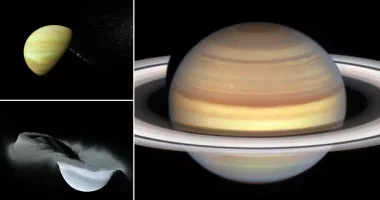 Saturn's rings evolved from the debris of two moons, study finds