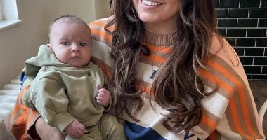 Scarlett Moffatt reveals she 'loves her stretch marks, looks at herself naked more than ever and wishes she had appreciated her body more' before welcoming her first child