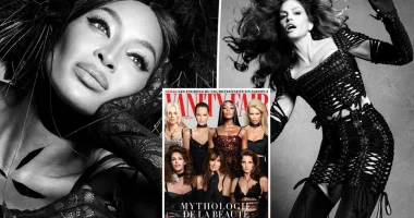 See the biggest supermodels of all time join forces for epic Vanity Fair cover