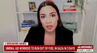 AOC claims Israel is guilty of 'war crimes' after Hamas invasion