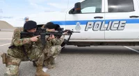 Air Force police open fire on driver attempting to run gate of Texas base