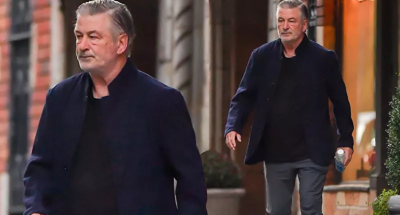 Alec Baldwin seen outside Manhattan home following potential charges