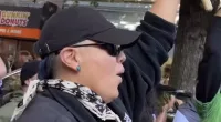 And Just Like That's Sara Ramirez waves trans flag at Palestine rally