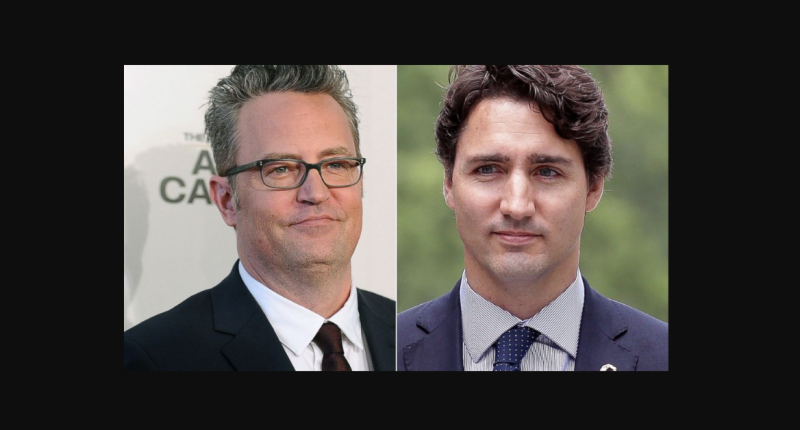 Matthew Perry And Justin Trudeau Related