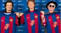 Barcelona announce Rolling Stones logo to feature on Clasico shirts