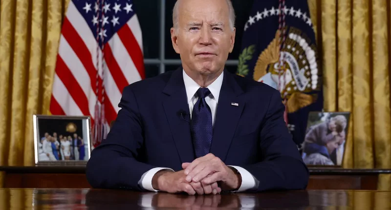 Biden notes Iran providing military support to both Russia and Hamas
