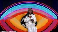 Treat: The emotions of the Big Brother housemates will be stirred up on Sunday as they receive photos of their family, with Noky (pictured) collecting the pictures