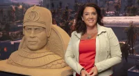 Historian Bettany Hughes open the ‘Ancient Legacies of Egypt’ exhibition at The Outernet London.