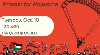 California State University pro-Palestine protest poster sparks fury
