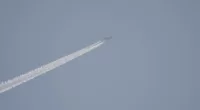 A self-described technology enthusiast was videographing an airplane flying over North Carolina skies
