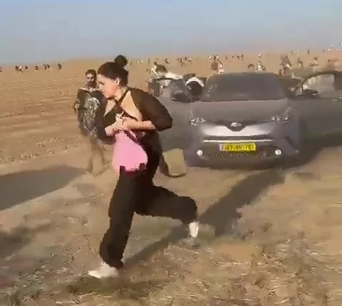 Hundreds fled in horror as Hamas closed in on the music festival