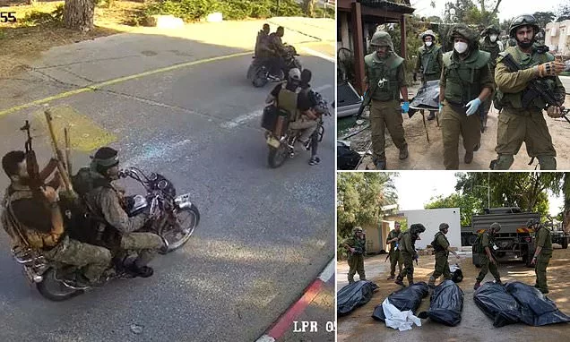 Chilling screenshot shows Hamas terrorists arriving to kibbutz