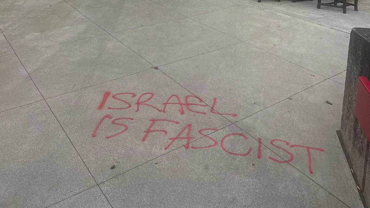 Cornell University defaced with graffiti reading 'f**k Israel'