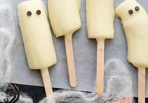 spooky ghost halloween banana