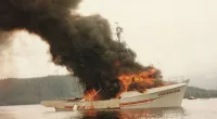 In September 1982, the burning wreckage of a fishing boat was found in Craig, Alaska