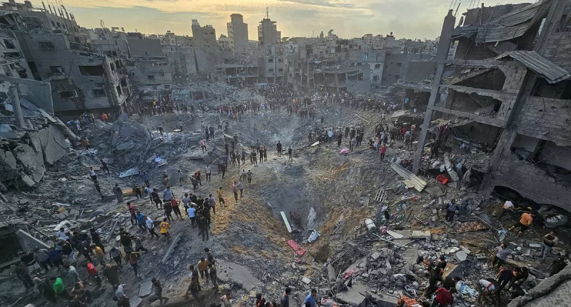 Dozens killed in Israeli strike on Gaza refugee camp, Hamas claims