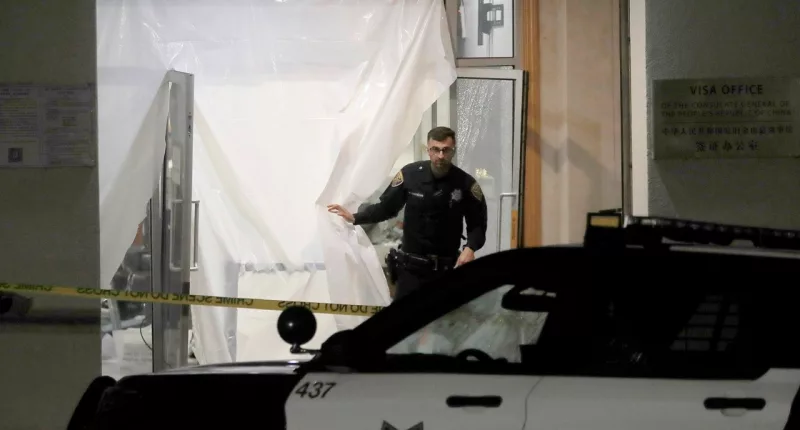 Driver who crashed into Chinese consulate and was shot by police identified as San Francisco resident