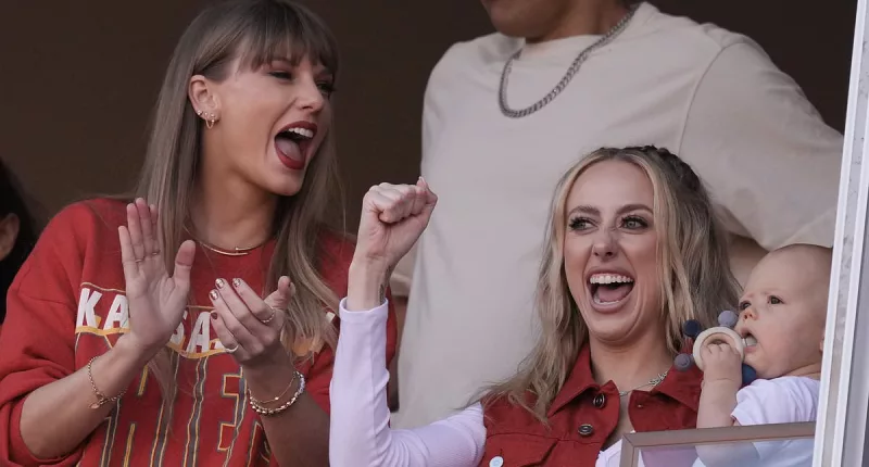 EXCL: Taylor Swift is NOT 'embarrassed' by Brittany Mahomes handshake
