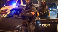 Police forces in Brussels after two people were killed
